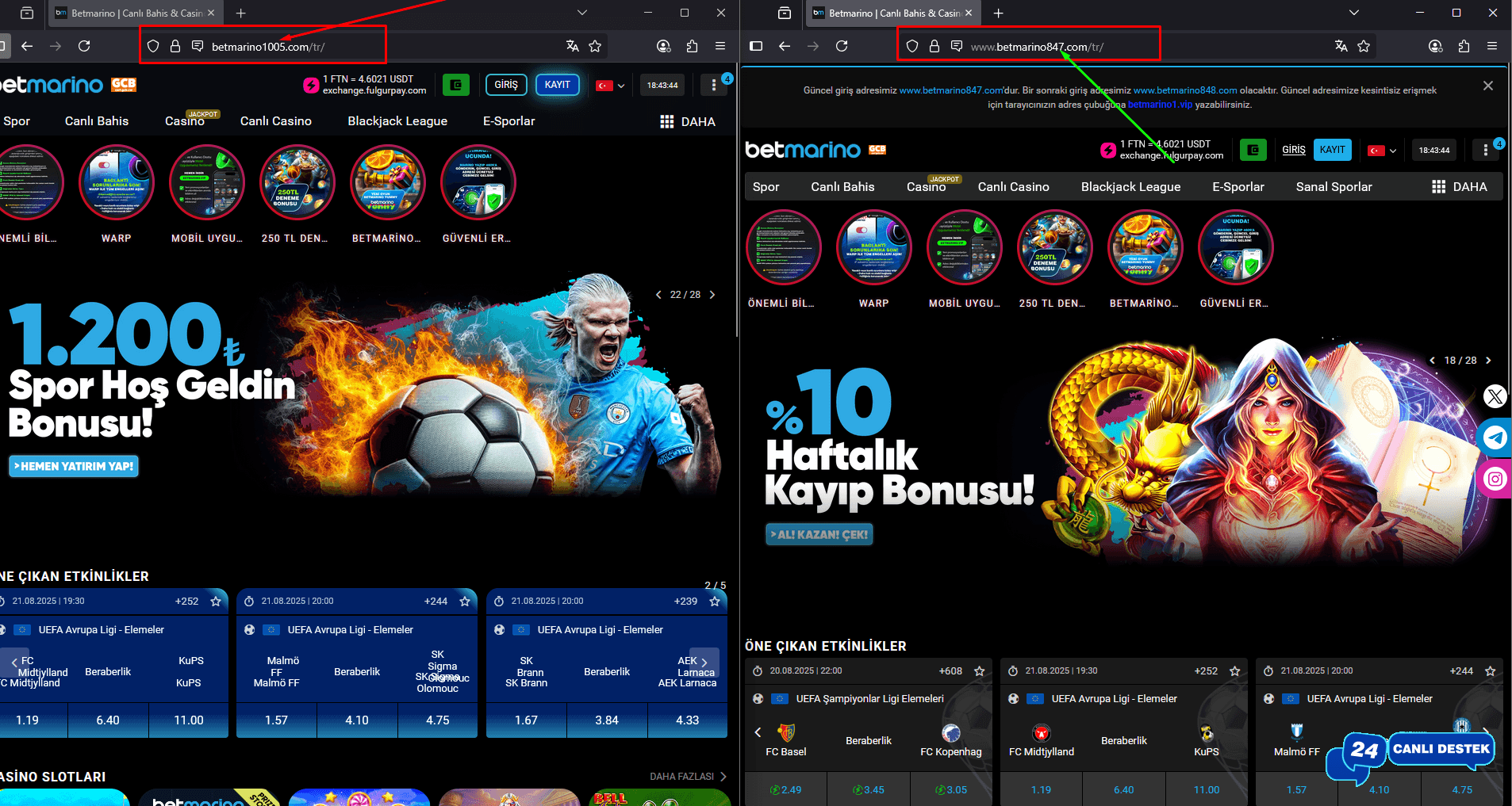 Betmarino Güncel Giriş